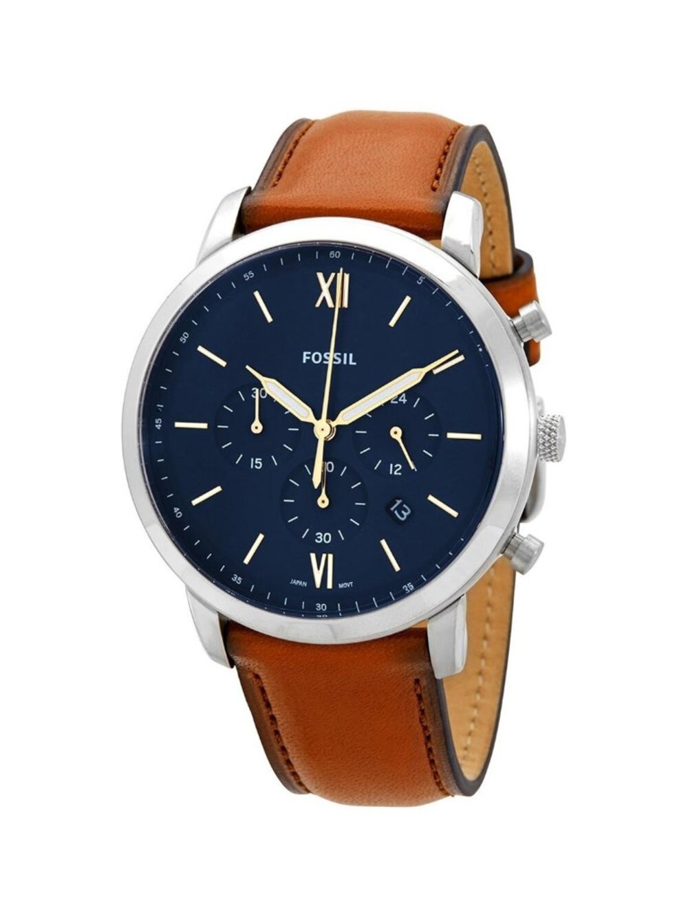 NWT Fossil Neutra Chronograph Quartz Blue Dial Men's Watch
